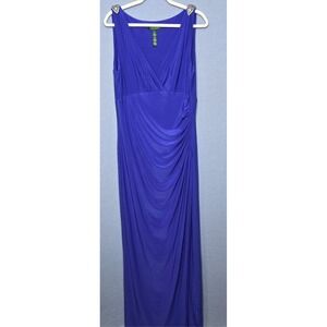 Lauren‎ Ralph Lauren evening Gown size 16 Royal Blue Formal Dress